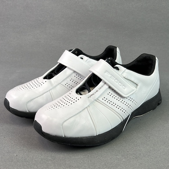 Porsche design white leather weight lifting shoes. Worn but good condition. - Picture 2 of 10